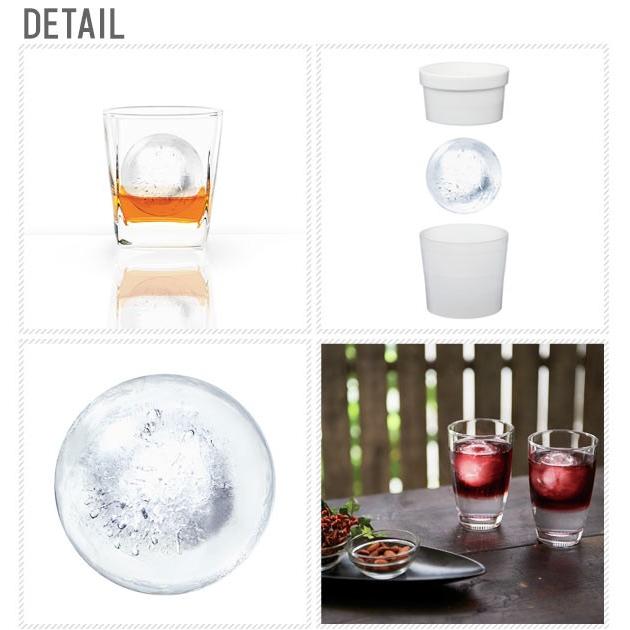 アイスボールメーカー 製氷器 4個 セット 丸 氷 丸い氷 まんまる 6cm 60mm ジャンボ 溶けにくい ロックグラス ライクイット Backyard Family 通販 Paypayモール