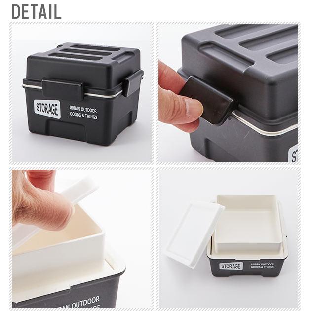 弁当箱 2段 男性 550ml ランチボックス お弁当 ランチ 男の子 大人 女子 メンズ レディース おしゃれ かわいい シンプル ロゴ STORAGE ストレージ |  | 04