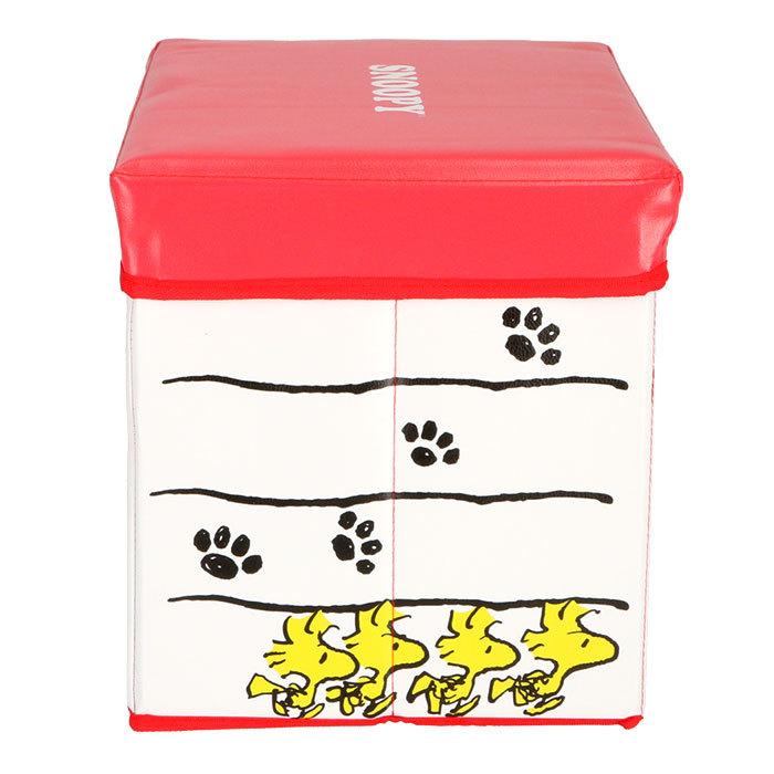 収納ボックス フタ付き おしゃれ 通販 スヌーピー グッズ 座れる