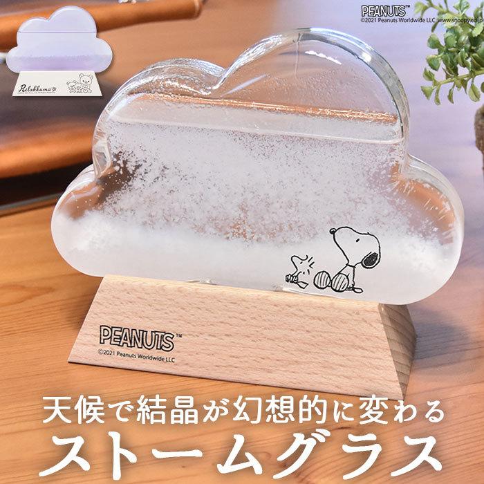 ストームグラス 雑貨 通販 キャラクター スヌーピー グッズ リラックマ 大人 向け クラウド 雲 置き物 置物 おしゃれ 木製 科学 サイエンス 新築祝い Backyard Family 通販 Paypayモール