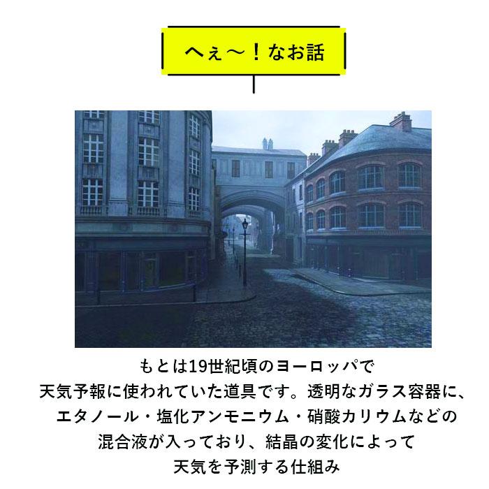ストームグラス 通販ストームグラス クラウド ガラス 雑貨 気象計 天気 おしゃれ サイエンス 科学 結晶 ディスプレイ小物 Fun Science 333-274  ストームグラス | Fun Science | 03