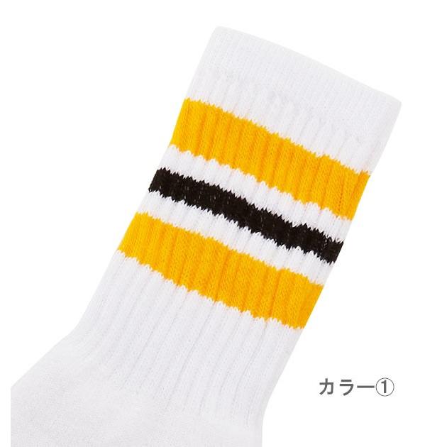 ソックス メンズ 3足セット 靴下 3足 アソート ラインソックス ハイソックス ライン入り ボーダー 3ライン 3Pソックス 紳士 スケーターソックス ソックス | ブランド登録なし | 05