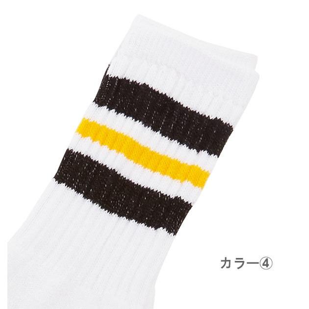 ソックス メンズ 3足セット 靴下 3足 アソート ラインソックス ハイソックス ライン入り ボーダー 3ライン 3Pソックス 紳士 スケーターソックス ソックス | ブランド登録なし | 08