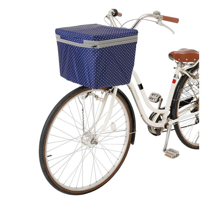 自転車 通販自転車 かご カバー 前 前かごカバー カゴカバー かごカバー 2段 撥水 はっ水 止水ファスナー 容量アップ 2段式 かぶせる 被せ 大きい 厚手  自転車 | ブランド登録なし | 02