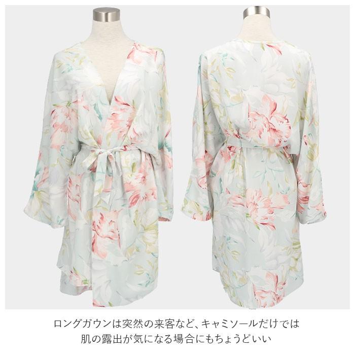 ルームウェア 可愛い 春 夏 通販 レディース 上下セット セクシー パンツ キャミソール ガウン セット 薄手 さらっと ゆったり おしゃれ M L XL 花柄 | ブランド登録なし | 12