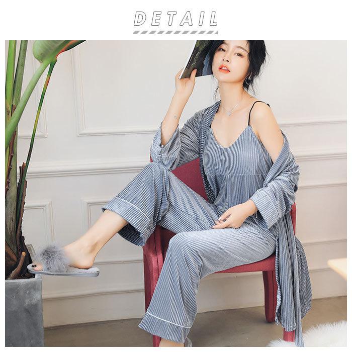 ルームウェア 通販ルームウェア 上下セット 冬 ガウン 春 秋 長袖 ロングガウン カーディガン レディース 大きいサイズ セクシー ロングガウン  ルームウェア | BACKYARD FAMILY | 05