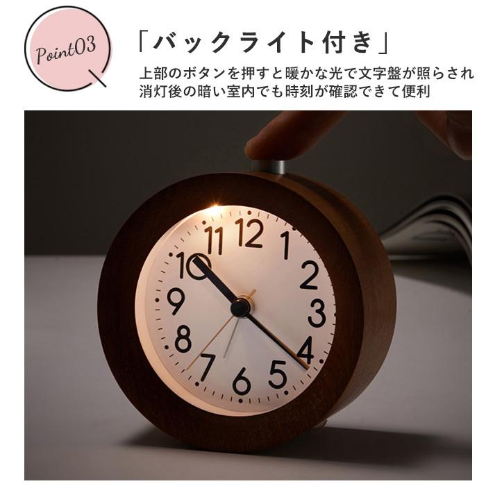置き時計 おしゃれ 通販 目覚まし時計 アナログ 時計 子供 アラームクロック 木製 木目調 寝室 ナチュラル 卓上 スヌーズ 静か 置時計 小さい 時計 置き時計 |  | 07