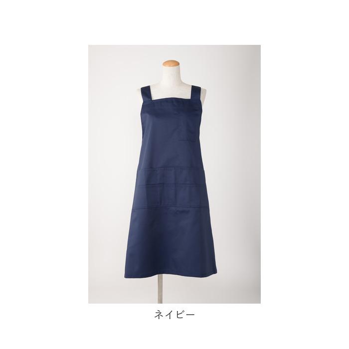 エプロン 通販エプロン 大きいサイズ おしゃれ レディース メンズ 男女兼用 h型 ワンピース ブラック ネイビー レッド ベージュ グリーン 保育士 エプロン |  | 16