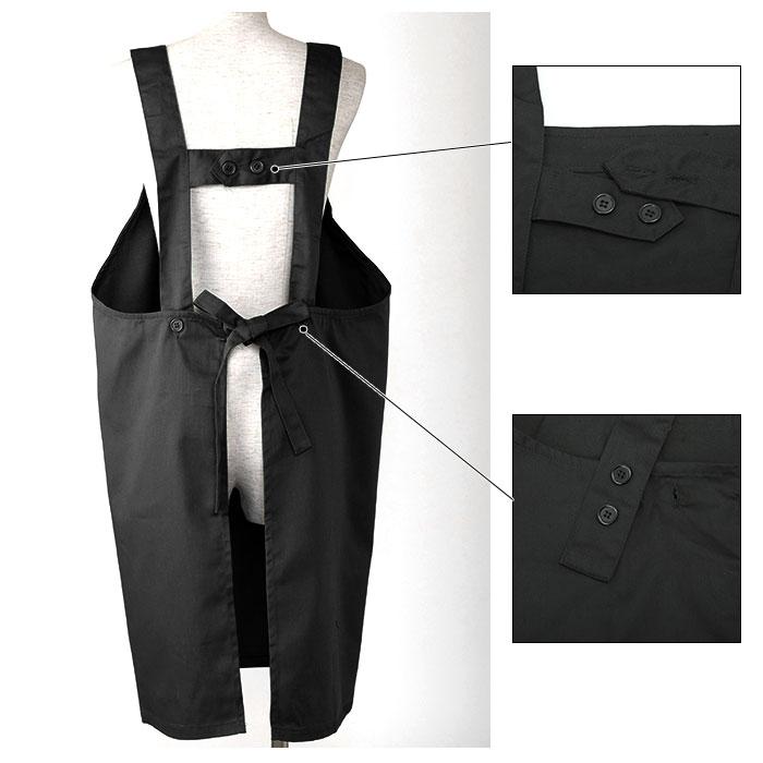 エプロン 通販エプロン 大きいサイズ おしゃれ レディース メンズ 男女兼用 h型 ワンピース ブラック ネイビー レッド ベージュ グリーン 保育士 エプロン |  | 13