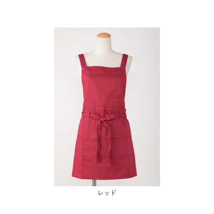 エプロン 通販エプロン おしゃれ ナチュラル レディース ポケット たくさん h型 ワンピース ブラック ネイビー レッド ベージュ グリーン 保育士 エプロン |  | 15