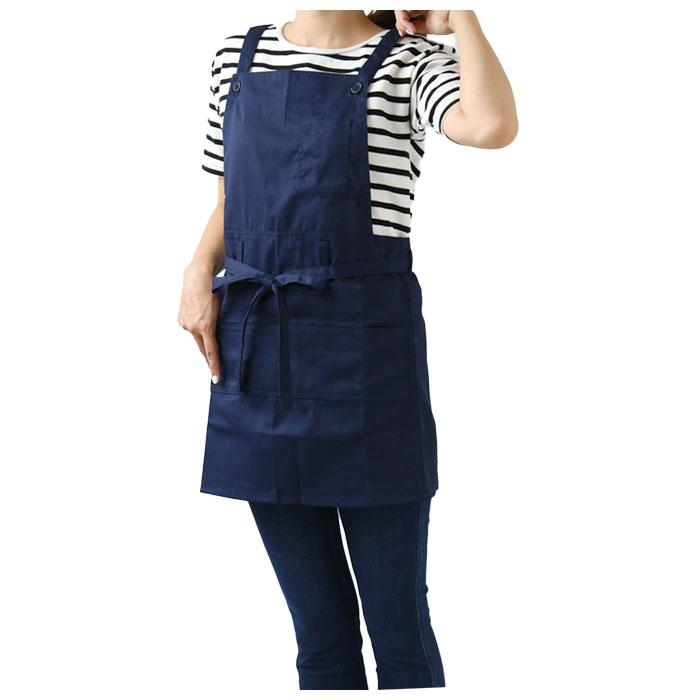 エプロン 通販エプロン おしゃれ ナチュラル レディース ポケット たくさん h型 ワンピース ブラック ネイビー レッド ベージュ グリーン 保育士 エプロン |  | 07
