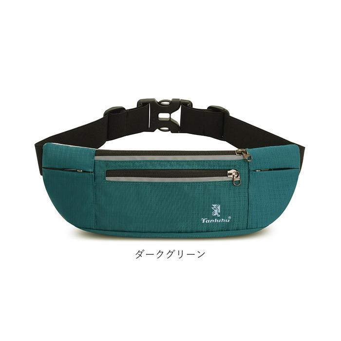 ランニングポーチ スマホ 通販 ランニング ウエストポーチ ウエストバック ウエストバッグ 薄い ジョギング ポーチ バッグ 小さい メンズ ランニングポーチ | ブランド登録なし | 13