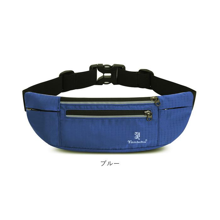 ランニングポーチ スマホ 通販 ランニング ウエストポーチ ウエストバック ウエストバッグ 薄い ジョギング ポーチ バッグ 小さい メンズ ランニングポーチ | ブランド登録なし | 14