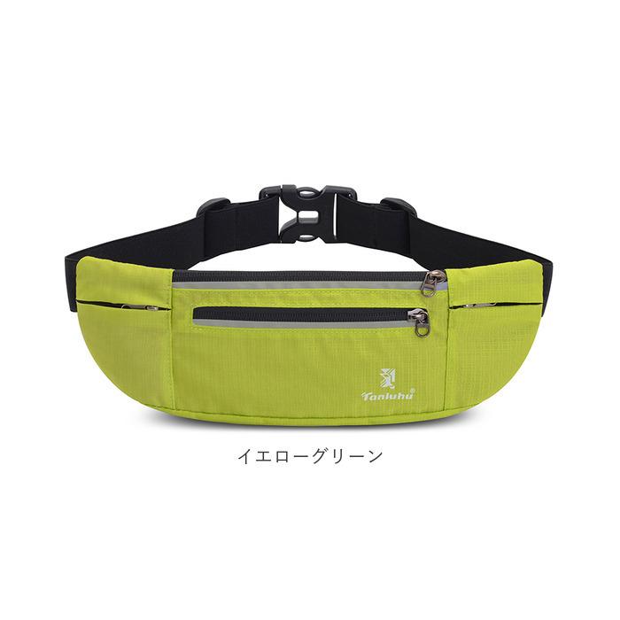 ランニングポーチ スマホ 通販 ランニング ウエストポーチ ウエストバック ウエストバッグ 薄い ジョギング ポーチ バッグ 小さい メンズ ランニングポーチ | ブランド登録なし | 15