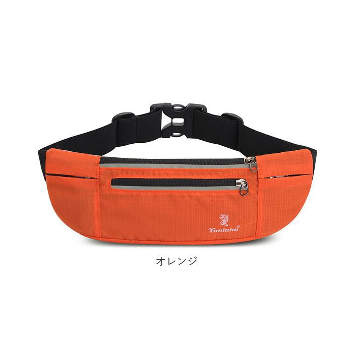 ランニングポーチ スマホ 通販 ランニング ウエストポーチ ウエストバック ウエストバッグ 薄い ジョギング ポーチ バッグ 小さい メンズ ランニングポーチ | ブランド登録なし | 18