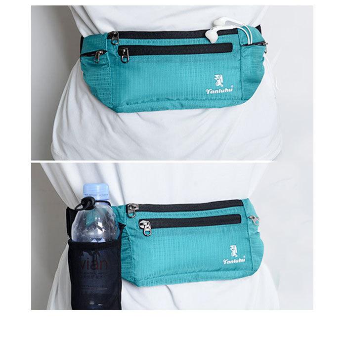 ランニングポーチ スマホ 通販 ランニング ウエストポーチ ウエストバック ウエストバッグ 薄い ジョギング ポーチ バッグ 小さい メンズ ランニングポーチ | ブランド登録なし | 03