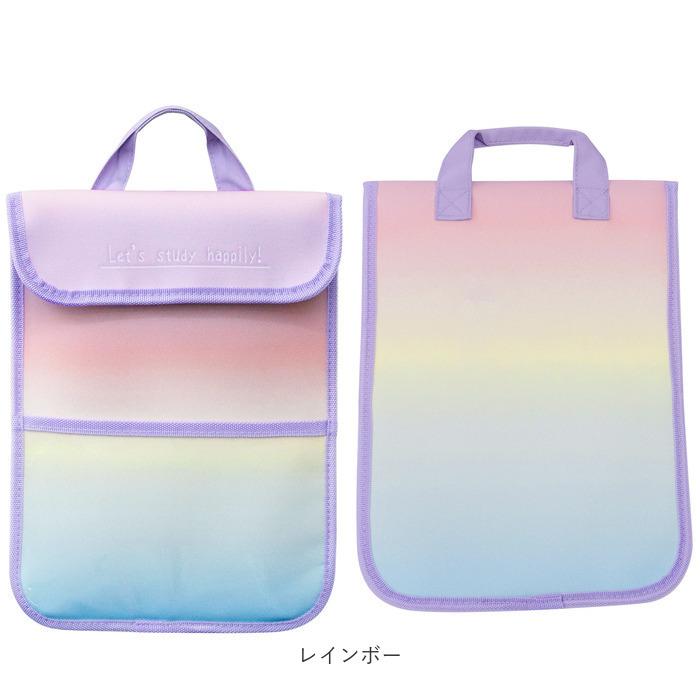 タブレットケース 小学生 通販 ランドセルにピッタリ ネーム付き 名前付き 星座 ボーダー＆スター レインボー ユニコーン ロゴライン カーキロゴ | ポケット | 13