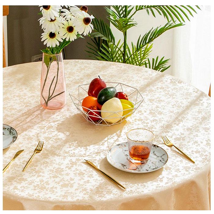 テーブルクロス 円形 ビニール 通販 140 テーブルマット リビング