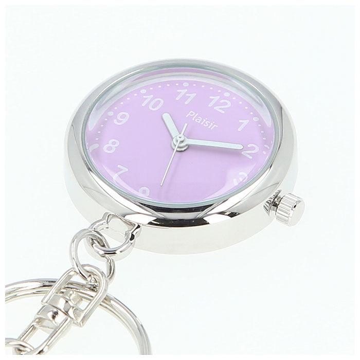 ナースウォッチ 通販ナースウォッチ かわいい キーリングウオッチ キーウオッチ こども 子ども 子供 懐中時計 カラフル フック式 Plaisir ナースウォッチ |  | 09