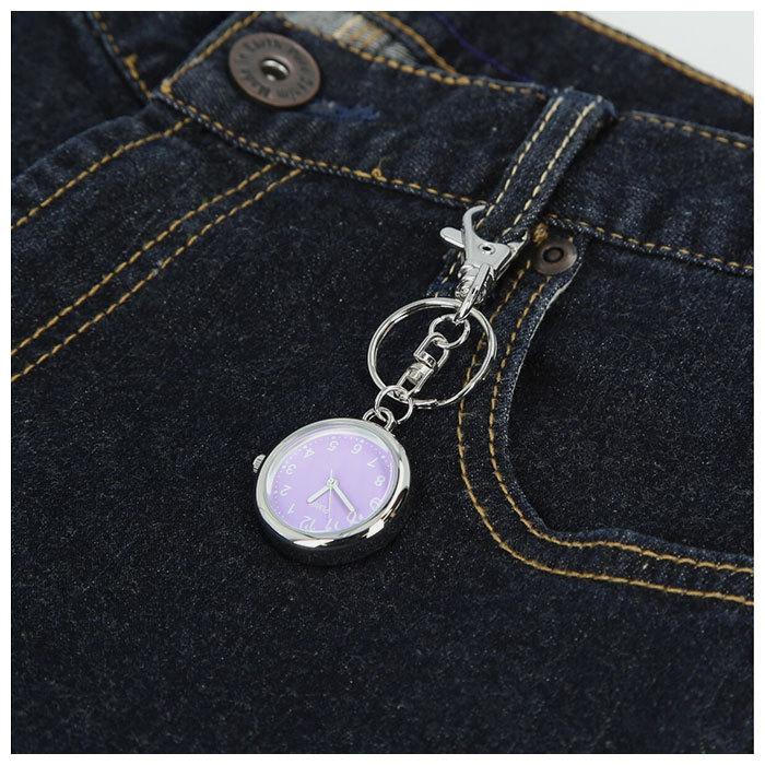 ナースウォッチ 通販ナースウォッチ かわいい キーリングウオッチ キーウオッチ こども 子ども 子供 懐中時計 カラフル フック式 Plaisir ナースウォッチ |  | 15