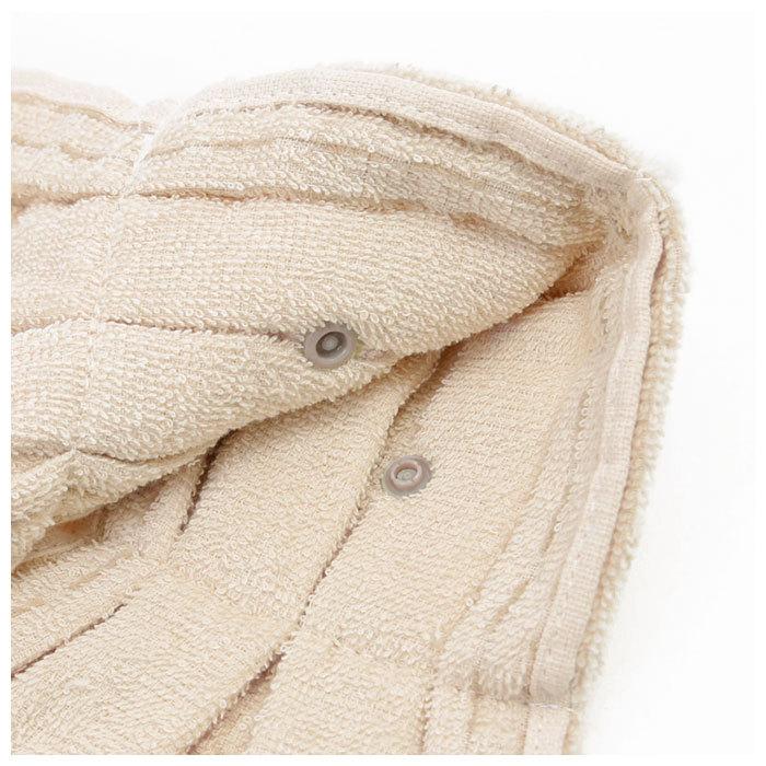 ドレスタオル 通販 綿100％ 綿 無撚糸 柔らかい ハリネズミ ブレックファースト レモン タオル 台所 キッチン トイレ 洗面所 ボタン付 ナチュラル  ドレスタオル |  | 13