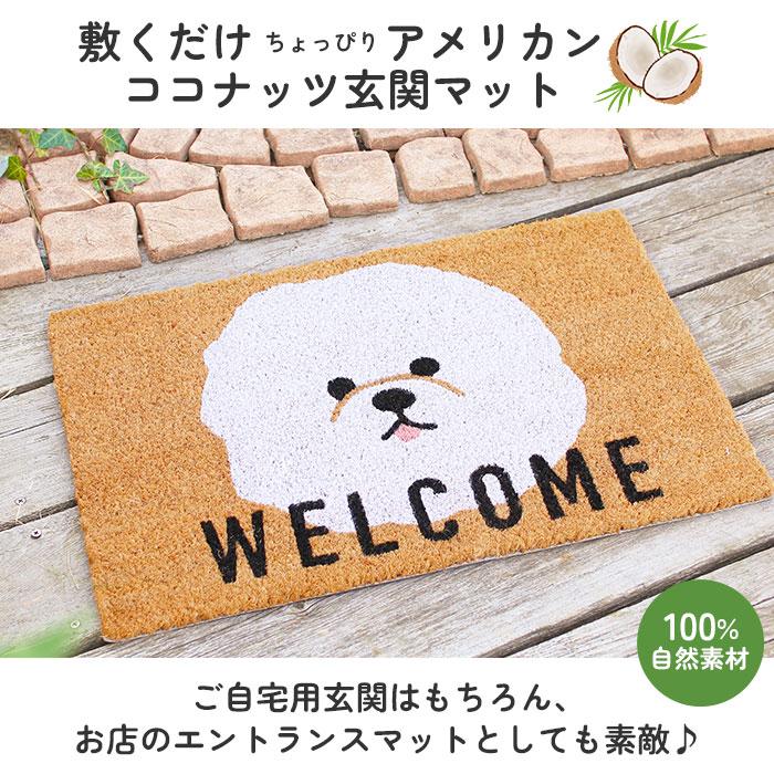 玄関マット コイヤーマット 通販 泥落とし エントラスマット ウエルカムマット ドアマット 屋外用 自然素材 ココヤシ 玄関先 ベランダ おしゃれ かわいい | ブランド登録なし | 17
