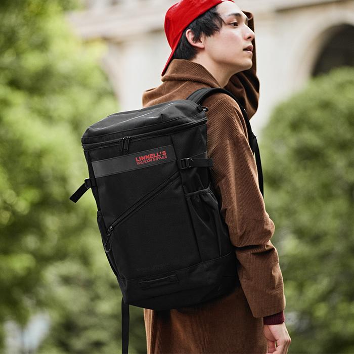 リュック メンズ 大容量 通販 ブランド マイケルリンネル Michael Linnell 通学 スクエア ボックス型 Toss Pack バックパック 約 30l 32l 高校生 中学生 セットアップ
