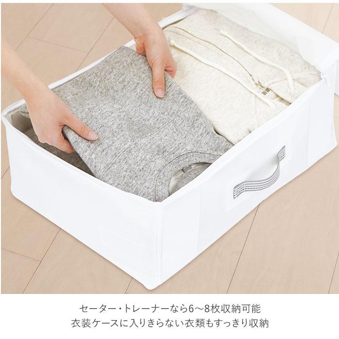 収納ボックス 通販収納ボックス 布 ふた付き ファスナー 浅型 フタ付き