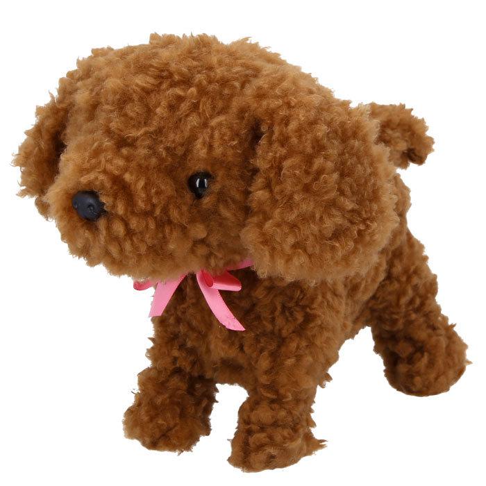 超大特価 犬 ぬいぐるみ 動く 通販 トイプードル 動くおもちゃ ふわふわ ショコラちゃん 小さい 人形 子犬 かわいい 動物 玩具 アニマル ペット キッズ 子ども 子供 Materialworldblog Com