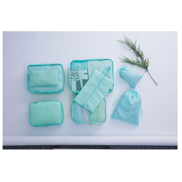 トラベルポーチ セット 通販 8点 大容量 アレンジケース トラベル収納バッグ 衣類仕分け 衣類収納 衣類 収納バッグ パッキング 巾着袋 靴バッグ トラベルポーチ | ブランド登録なし | 04