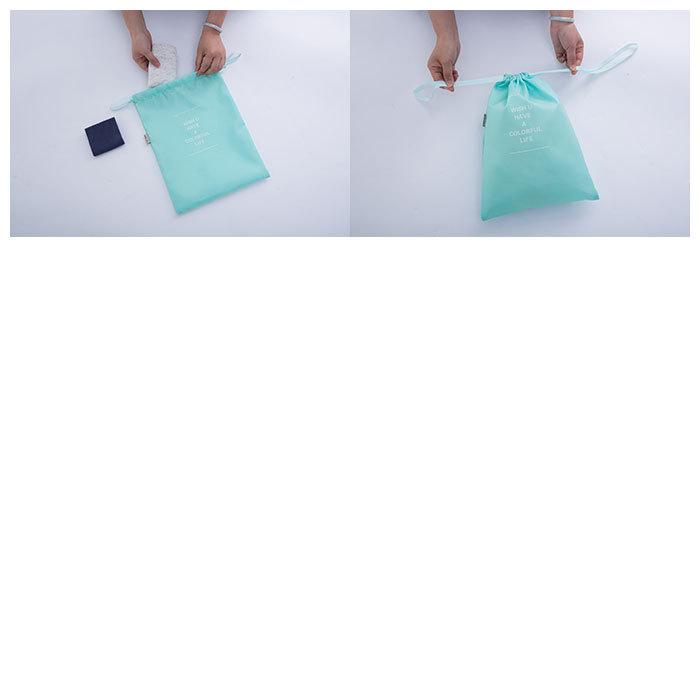 トラベルポーチ セット 通販 8点 大容量 アレンジケース トラベル収納バッグ 衣類仕分け 衣類収納 衣類 収納バッグ パッキング 巾着袋 靴バッグ トラベルポーチ | ブランド登録なし | 09