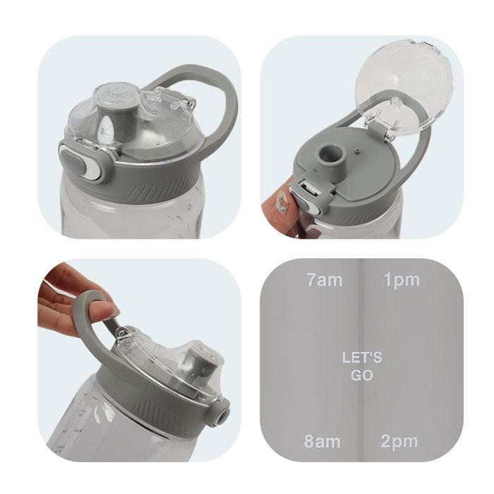 ウォーターボトル 目盛り 通販 1リットル 水筒 1L 直飲み 洗いやすい ワンタッチオープン 軽量 軽い SANTECO サンテコ Track&Go 丈夫 ウォーターボトル | SANTECO | 14