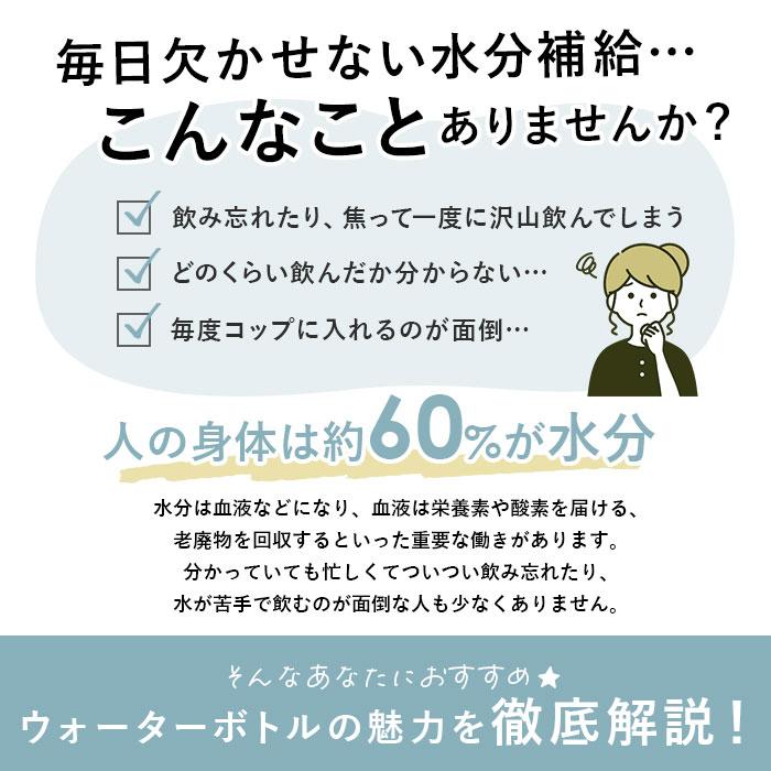 ウォーターボトル 目盛り 通販 1リットル 水筒 1L 直飲み 洗いやすい ワンタッチオープン 軽量 軽い SANTECO サンテコ Track&Go 丈夫 ウォーターボトル | SANTECO | 06