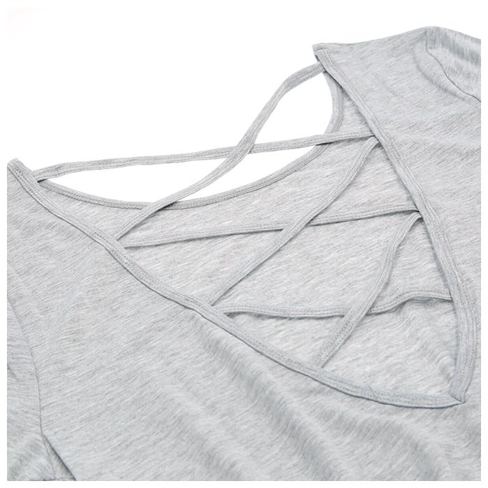 ヨガウェア トップス 通販 半袖 体型カバー レディース ホットヨガ ピラティス かわいい おしゃれ ジム グッズ フィットネス ウェア tシャツ ヨガウェア |  | 06