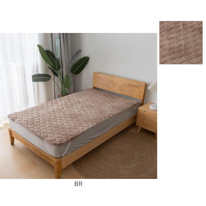 敷きパッド シングル フランネル 通販 敷パット ベッドパッド 敷き毛布 厚手 あたたかい 暖かい あったか 保温 蓄熱 軽量 軽い 暖か ふわふわ 敷きパッド |  | 18