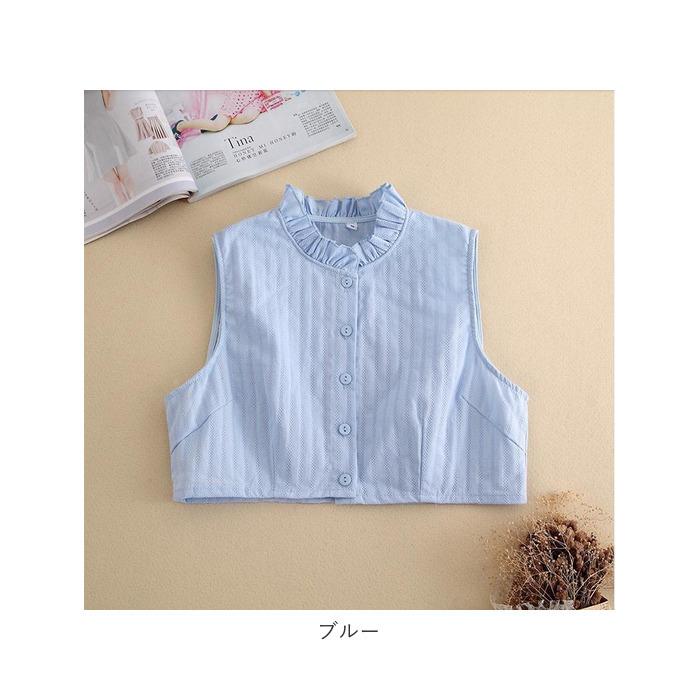 つけ襟 フリル 通販 付け襟 付け衿 レース 大きいサイズ つけえり 立ち襟 スタンドカラー シャツ ブラウス レイヤード おしゃれ レディース 重ね着風 つけ襟 | ブランド登録なし | 16