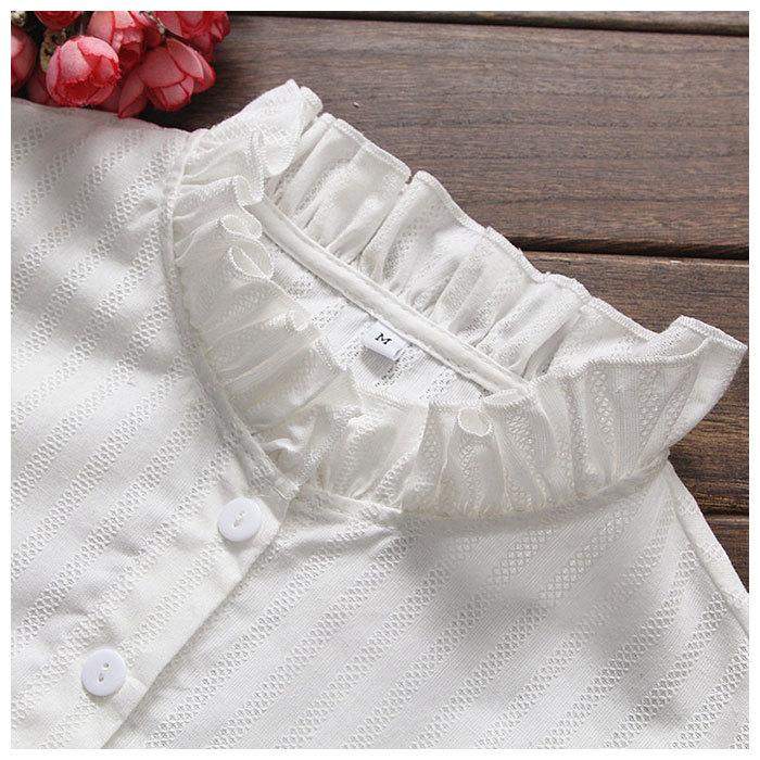 つけ襟 フリル 通販 付け襟 付け衿 レース 大きいサイズ つけえり 立ち襟 スタンドカラー シャツ ブラウス レイヤード おしゃれ レディース 重ね着風 つけ襟 | ブランド登録なし | 09