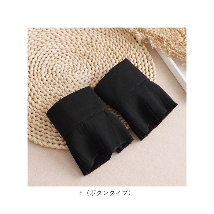 付け袖 通販付け袖 レース つけ袖 つけそで 重ね着風 袖 そで フリル 総レース付け袖 二重袖 レイヤード アクセサリー 春 秋 冬 ロリータ 服 かわいい 付け袖 | BACKYARD FAMILY | 22