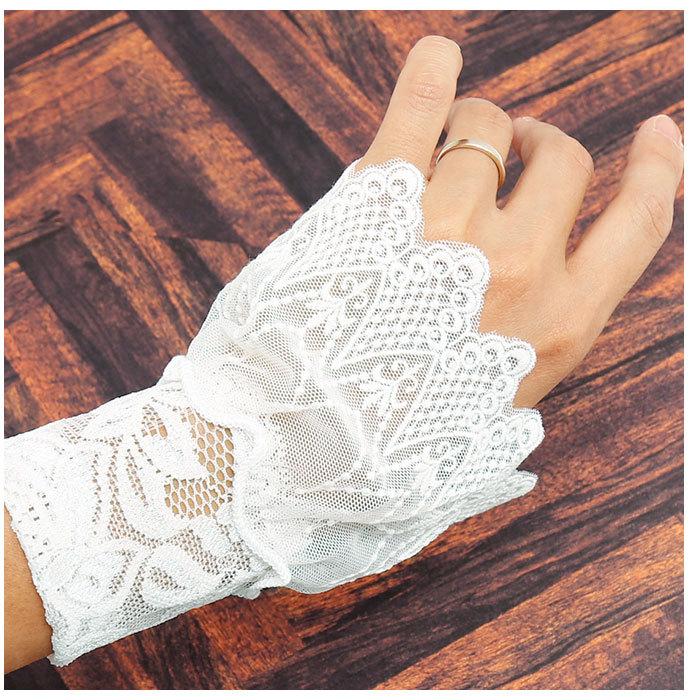 付け袖 通販付け袖 レース つけ袖 つけそで 重ね着風 袖 そで フリル 総レース付け袖 二重袖 レイヤード アクセサリー 春 秋 冬 ロリータ 服 かわいい 付け袖 | BACKYARD FAMILY | 16