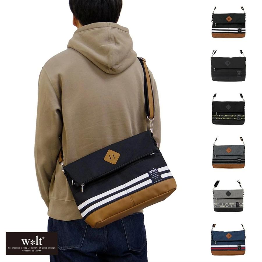 ショルダーバッグ メンズ 斜めがけ 通販 大きめ おしゃれ シンプル 軽量 通勤 通学 サブバッグ 旅行 自転車 アウトドア 肩掛け 口折れ W Lt Walt Tty Backyard Family ママタウン 通販 Yahoo ショッピング