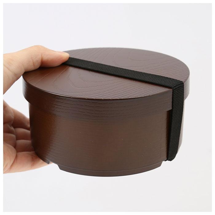 弁当箱 曲げわっぱ風 通販 レンジ対応 500ml お弁当箱 女子 大人 1段 ランチボックス おしゃれ レディース 丸型 食洗機対応 小さめ 女の子 わっぱ 小さい 弁当箱 | ブランド登録なし | 08