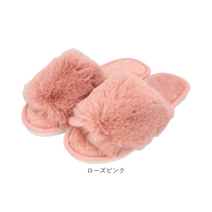 国内発送★VS★可愛い♡ふわふわ フェイクファー スリッパ スリッパ 通販スリッパ おしゃれ 冬用 ルームシューズ 冬