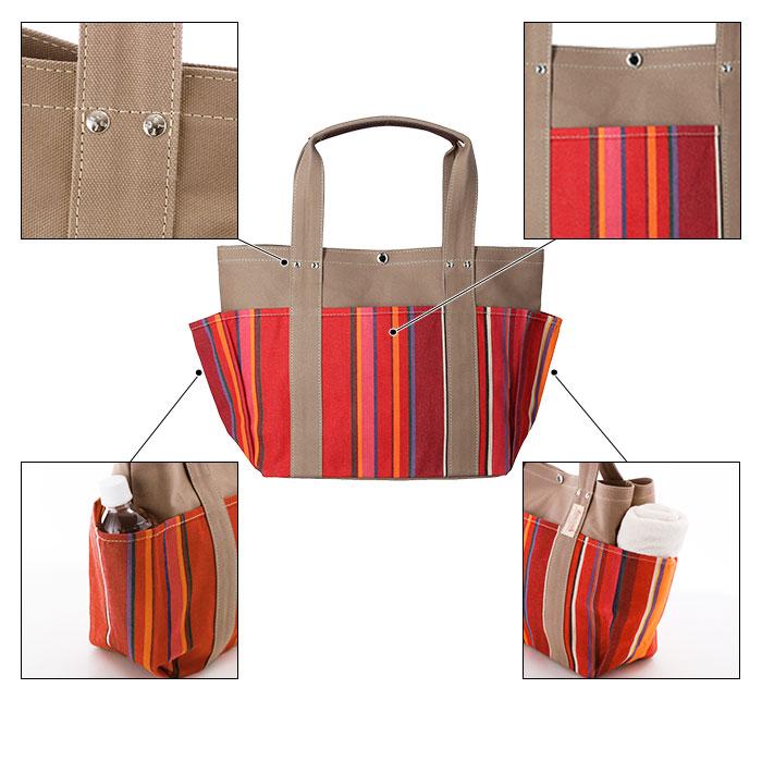 トートバッグ レディース 大きめ 通販 a4 横 大学生 通勤 通学 キャンバス ブランド LES TOILES DU SOLEIL オシャレ カワイイ 大容量 カラフル 大人 | LES TOILES DU SOLEIL | 13