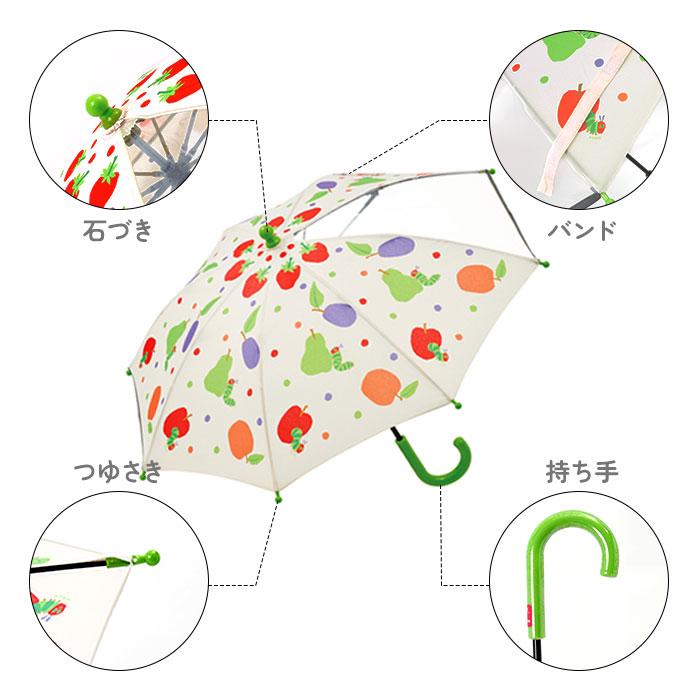傘 通販傘 子供用 35cm 透明窓付き キッズ 身長85〜95cm 長傘 軽量 丈夫 反射テープ付き 子ども傘 子供用 幼稚園 保育園 キャラクター 傘 |  | 06