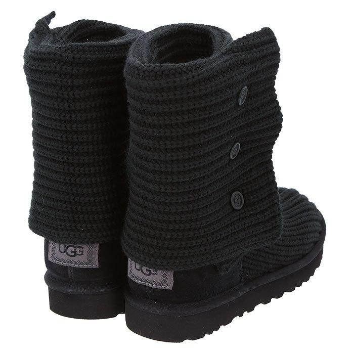 ブーツ UGG ブーツ 通販 レディース ニットブーツ あったか ウール ニット 軽量 サイドボタン アグ CLASSIC CARDY クラシック カーディ 1016555 US5 US6 US7 US8 | UGG | 05