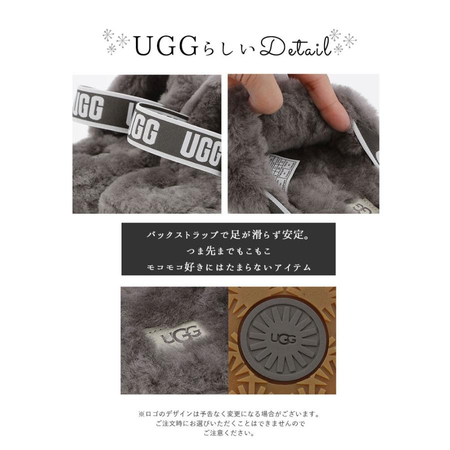 ugg サンダル ファー 好評 フラッフ イヤー スライド FLUFF YEAH SLIDE 1095119 ブランド アグ レディース つっかけ コンフォートサンダル ムートン ふかふか｜backyard｜16