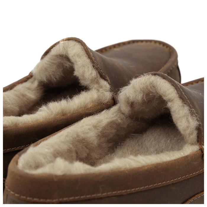 メンズ UGG メンズ スリッポン 通販 モカシン 本革 天然皮革 シープスキン ウール 防寒 あったか アグ ASCOT MATTE LEATHER アスコット マットレザー 1103889 | UGG | 08