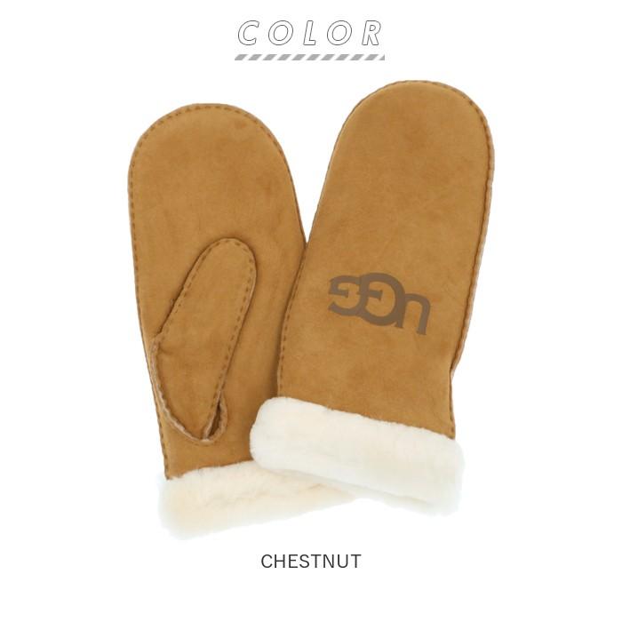 UGG アグ レディース 手袋 シープスキン ロゴ ミトン UGG（アグ） レディース レディース 手袋 通販 ブランド SHEEPSKIN
