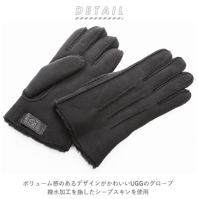 Ugg メンズ 手袋 通販 ブランド Ugg アグ Contrast Sheepskin Glove コントラスト シープスキン グローブ 革 撥水 防寒 暖かい おしゃれ シンプル 無地 Backyard Family 通販 Paypayモール