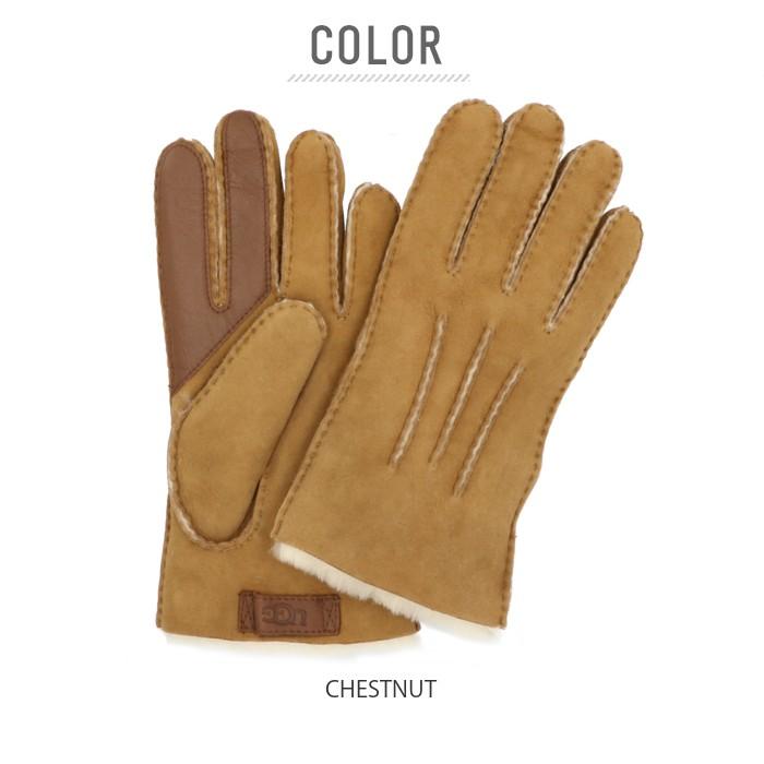 UGG（アグ） メンズ メンズ 手袋 通販 ブランド CONTRAST SHEEPSKIN